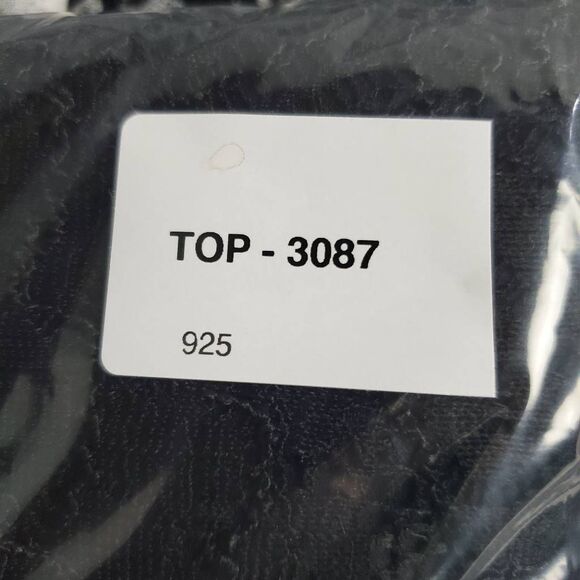 Christopher & Banks Women’s Black Lace Lined Blouse Top XL - Picture 8 of 8